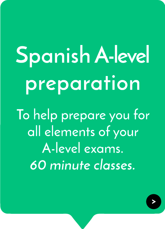 Spanish A-level preparation by The Native Tutors. Description of Spanish classes. Spanish courses