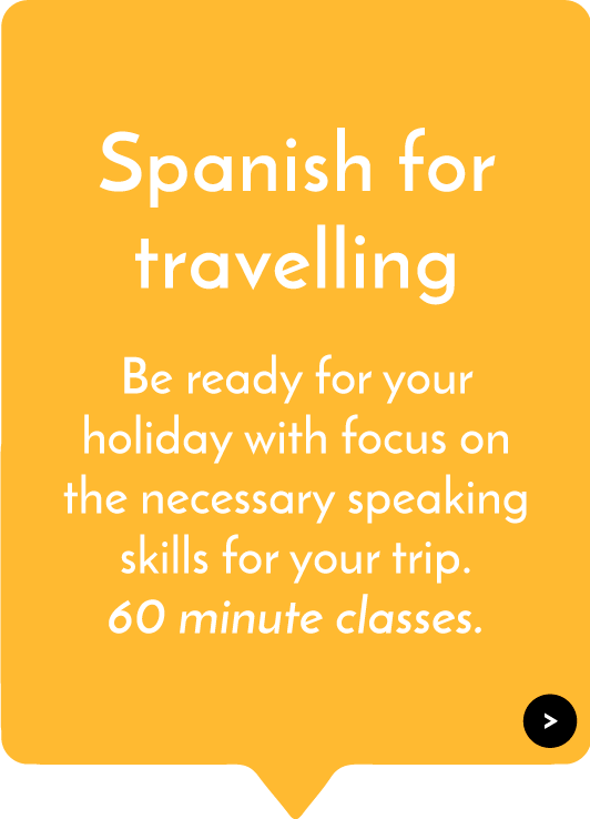 Spanish for traveling by The Native Tutors. Description of spanish classes. Spanish courses